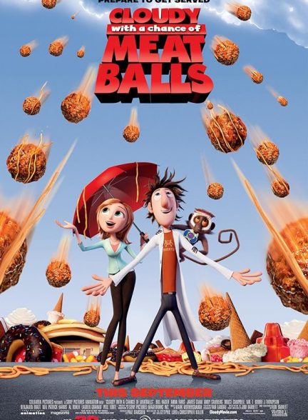 دانلود فیلم Cloudy with a Chance of Meatballs 2009 با دوبله فارسی